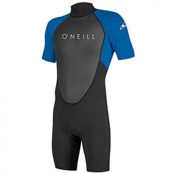 Traje neopreno O'Neill Reactor 2 2mm Back Zip manga corta negro/azul eléctrico - XS