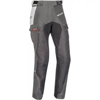 Ixon Pantalones de Moto para Mujer Eddas Negro-Antracita, pantalones textiles para motocicletas, color negro y gris, talla XS