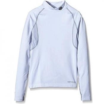 Skins Top Carbonyte Youth Thermal Long Sleeve MCK Neck - Prenda, color blanco, talla s
