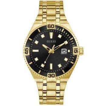 Guess Watches Premier Mens Analogue Quartz Watch with Stainless Steel Bracelet GW0330G2