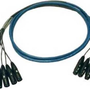 Whirlwind Medusa Multitrack Snake Cable 10' 8 Channel 3-Pin XLR Male to Female Fanout
