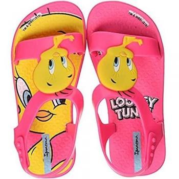 Ipanema Looney Tunes Baby, Sandalias Planas Bebé-Niñas, Rosa, 25.5 EU