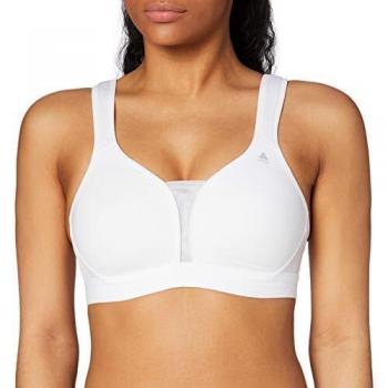 Odlo Women's Padded High Support Sports Bra - White - Size 85B