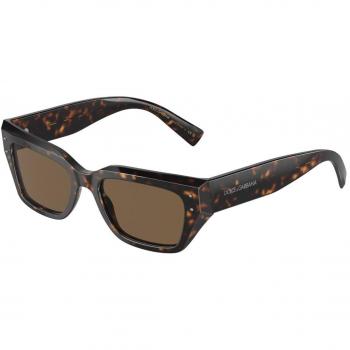 Dolce & Gabbana DG4462 Cat Eye Sunglasses, Color 502/73, Tortoiseshell, Size 52