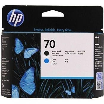 HP C9404A - Cabezal de impresión Negro/Cian, 130 ml