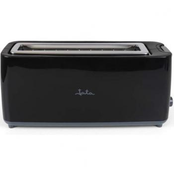 Jata JETT1579 Tostadora Ranura Larga 900W Boca Ancha 40mm Centrado Automático del Pan Selector Electrónico de Tostado 6 Posiciones Función Descongelación y Manten