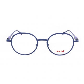 Kartell KL003V 02 Men's Eyeglasses Blue Size 49 - Frame Only, Blue Light Block Available