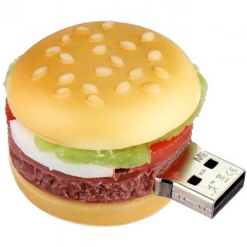 aricona N°84 Fun Stick Dispositivo USB Hamburguesa de 8GBCapacidad de almacenaje, USB 2.0/1.1, Divertido Dispositivo USB Plug&Play con más Durabilidad