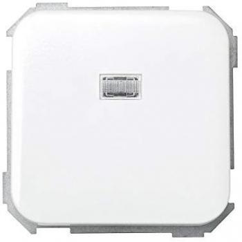 Conmutador Simon 31 con indicador luminoso blanco nieve 310166544