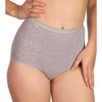 Sloggi Women's Basic+ Maxi Briefs - Grey Cotton - Size 8XL