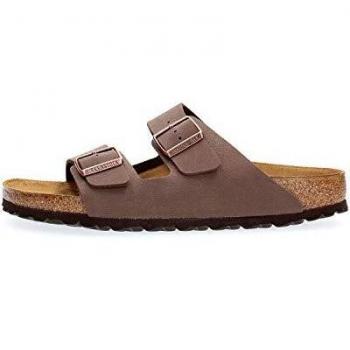 Birkenstock Arizona Birko-Flor Nubuck Sandals - Mocha - UK5.5 EU39 Narrow - Unisex