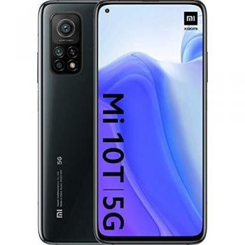 Xiaomi Mi 10T 5G, Dual SIM, Pantalla 6.67 FHD+ DotDisplay, Memoria de 6GB+128GB, Cámara de 64MP, Procesador Snapdragon 865, Batería de 5000mAh con carga rápida de 33W - Negro Cósmico