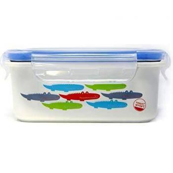 Innobaby Keepin' Fresh Stainless Steel Bento Lunch Box/Food Container, Blue Alligator by Innobaby