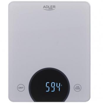 Adler AD 3173S - Báscula de cocina (hasta 10 kg, con indicador LED)