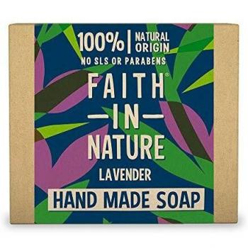 Jabón Natural Hecho a Mano de Lavanda - 100 g