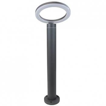 Baliza LED Exterior Satur 8W IP54 Diseño Moderno Gris Antracita