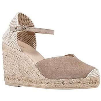 Alpargatas con cuña Geox D Gelsa Mujer Beige 39 EU