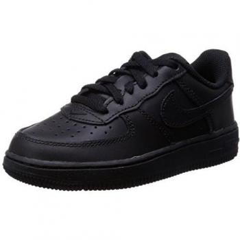 Nike Force 1 (PS), Zapatillas de Baloncesto Niño, Negro (Black/Black/Black 009), 35 EU