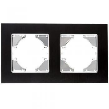 Marco de Aluminio Horizontal de 2 Elementos Onlex S-EMPOT.ALUMINIO NEGRO