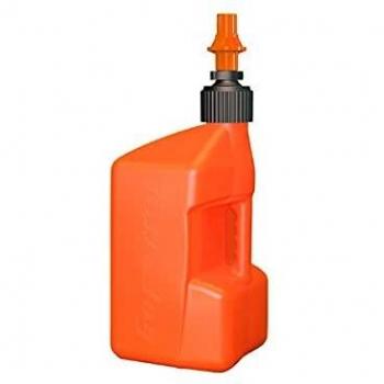 Bidón de gasolina TUFF JUG 20L naranja translúcido con tapón de llenado rápido