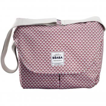Béaba 940208 - Bolso Cambiador Vienne II Play Print, Color Marsala Rojo