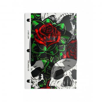Lamina trasera de personalización Qcharx Calavera 1
