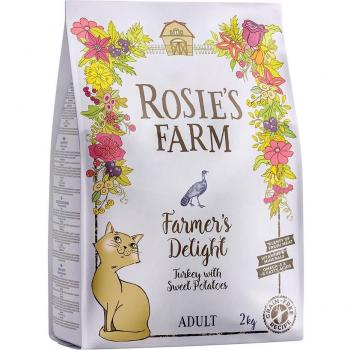 Rosie's Farm Adult Turkey with Sweet Potato Dry Cat Food - 3 x 2 kg