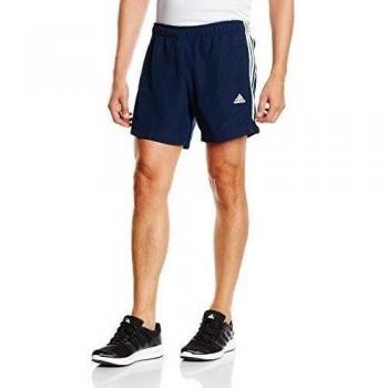 adidas ESS 3S Chelsea - Pantalón corto para hombre, color azul marino / blanco, talla XS