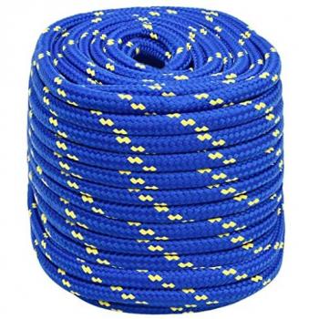 Cuerda de barco polipropileno azul 18 mm 25 m