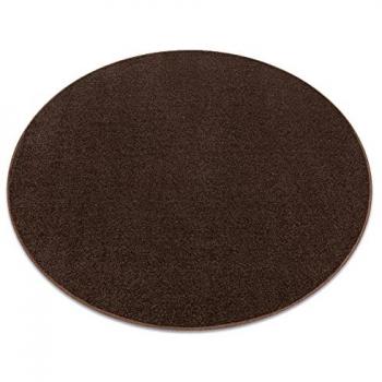 Alfombra Redonda Eton Marrón 100 cm