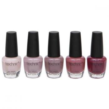 Set de 5 esmaltes de uñas mate - Technic Cosmetics