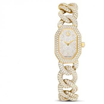 Swarovski Dextera Swiss Made Crystal Bracelet Watch with Gold Tone Finish 5668854