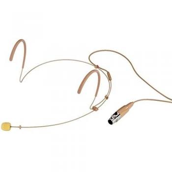 Micrófono de diadema ultraligero HSE-130/SK con patrón polar esférico y conector Mini XLR 3 polos