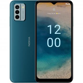 Nokia G22 Smartphone Azul (Lagoon Blue) 128GB de Memoria Interna, 4GB de RAM, Dual SIM, Pantalla LCD de 6.52, Cámara Principal de 50MP y Frontal de