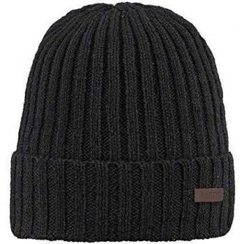Gorro Barts Haakon Turnup de lana negra, unisex, talla única