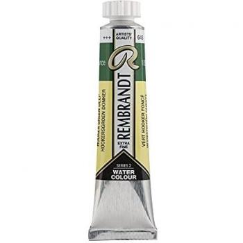 Rembrandt Watercolour Tube 20ml Hooker Green Deep (645) Series 2