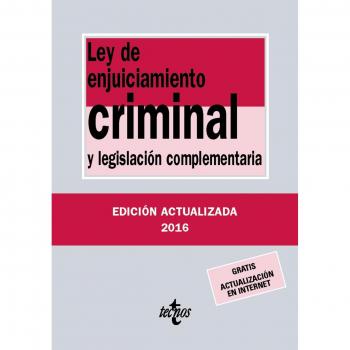 Ley de Enjuiciamiento Criminal: y legislación complementaria - Editorial Tecnos