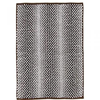 Alfombra de Baño Hipoalergénica Antideslizante Relax Yale Marrón 45x65 cm