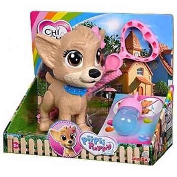 Simba 105893460 Chi Chi Love Pii Pii Puppy - Perro para pasear, Hace pipí, a Partir de 3 años, 20 cm
