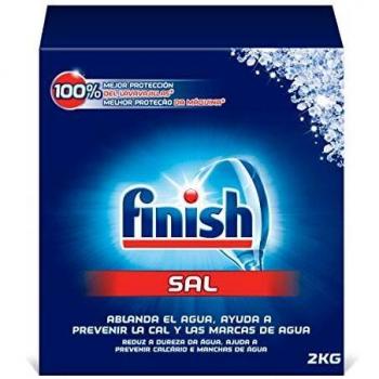 Finish Sal para Lavavajillas, Función Antical, 2kg