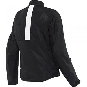 Dainese Risoluta Air Tex Chaqueta textil de motocicleta para damas - Negro Gris Rojo (44)