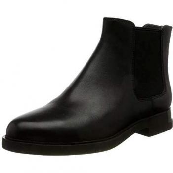 Camper Iman Women's Ankle Boots - Black Smooth Leather, Size 40