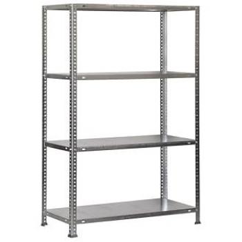 Estantería Metálica Ajustable Simon Rack Advantage Plus 4 Baldas Galvanizado 1500x1000x400 mm, Capacidad 75 kg por Balda