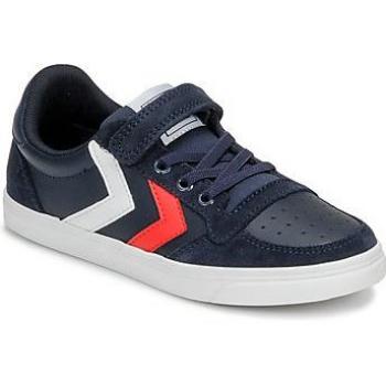 Hummel Slimmer Stadil Leather Low JR Blue Children's Trainers