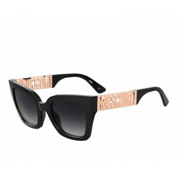 Moschino Black/Dark Grey Shaded Sunglasses for Women, Size: 53 MM