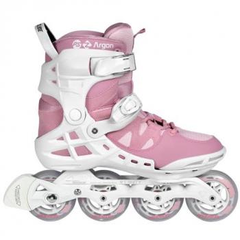 Patines en línea Powerslide Phuzion Argon Rose 80 para mujer - Talla 42