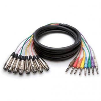 8-Channel TRS to XLR Female Snake Cable 5m (STX-805F)