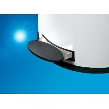 Hailo 0514-460 - Cubo con pedal para basura, 14 L, color blanco