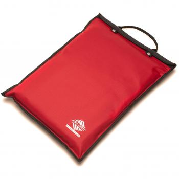 Aqua Quest STORM Funda para Ordenador Portátil - 100% Impermeable - 17” - Rojo
