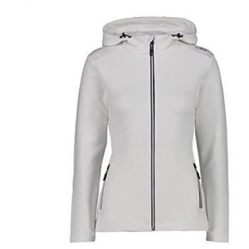 CMP Women's Full Zip Hoodie Sweatshirt - White - Size 36